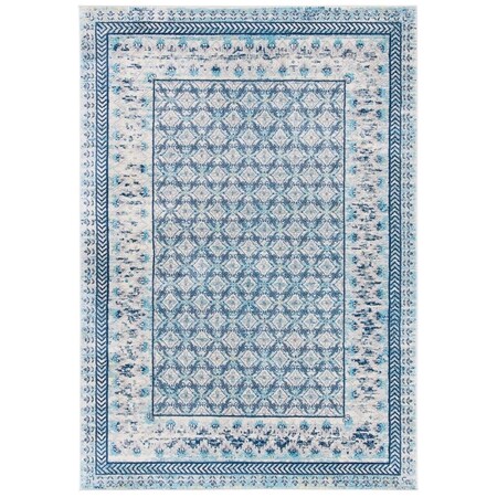 Safavieh 4 x 6 ft. Brentwood Transitional Rectangle Area Rug Ivory & Aqua BNT899A-4
